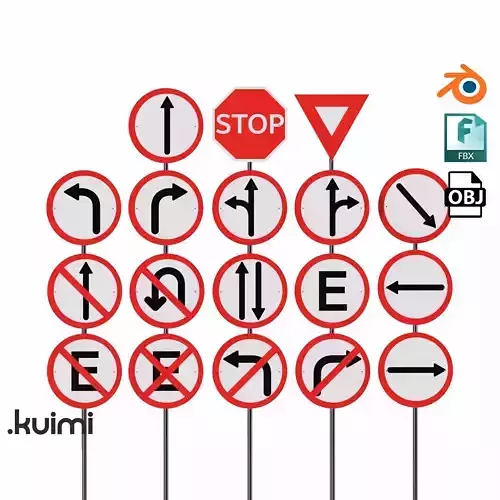 Road Sign - EN-US Pack - 005