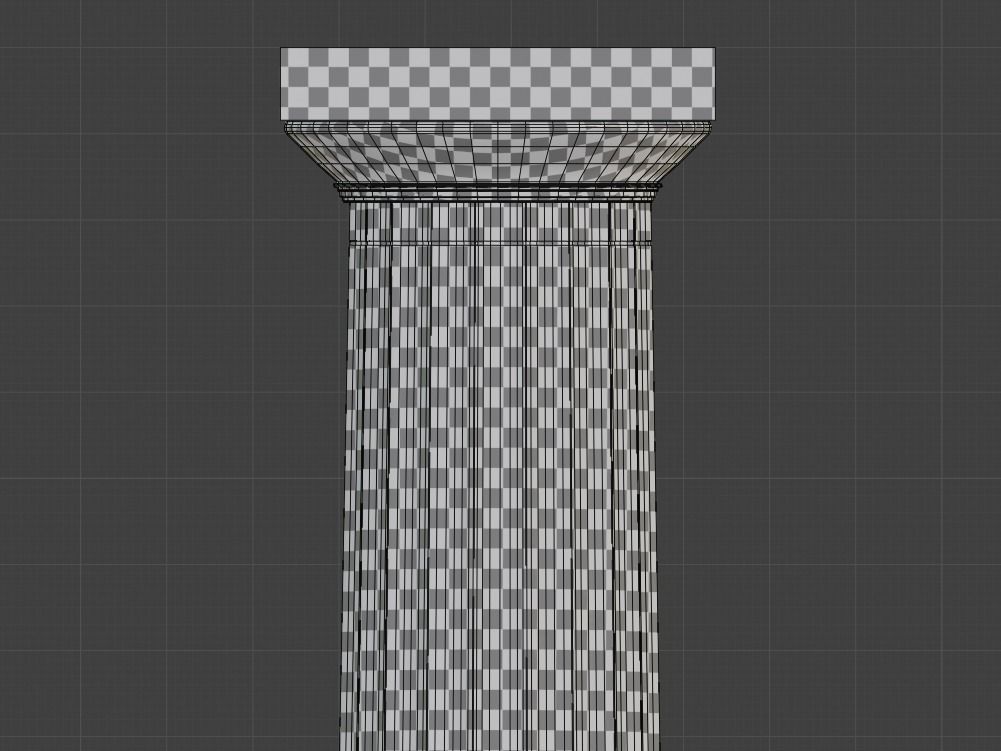 Classical greek columns 3D model_7