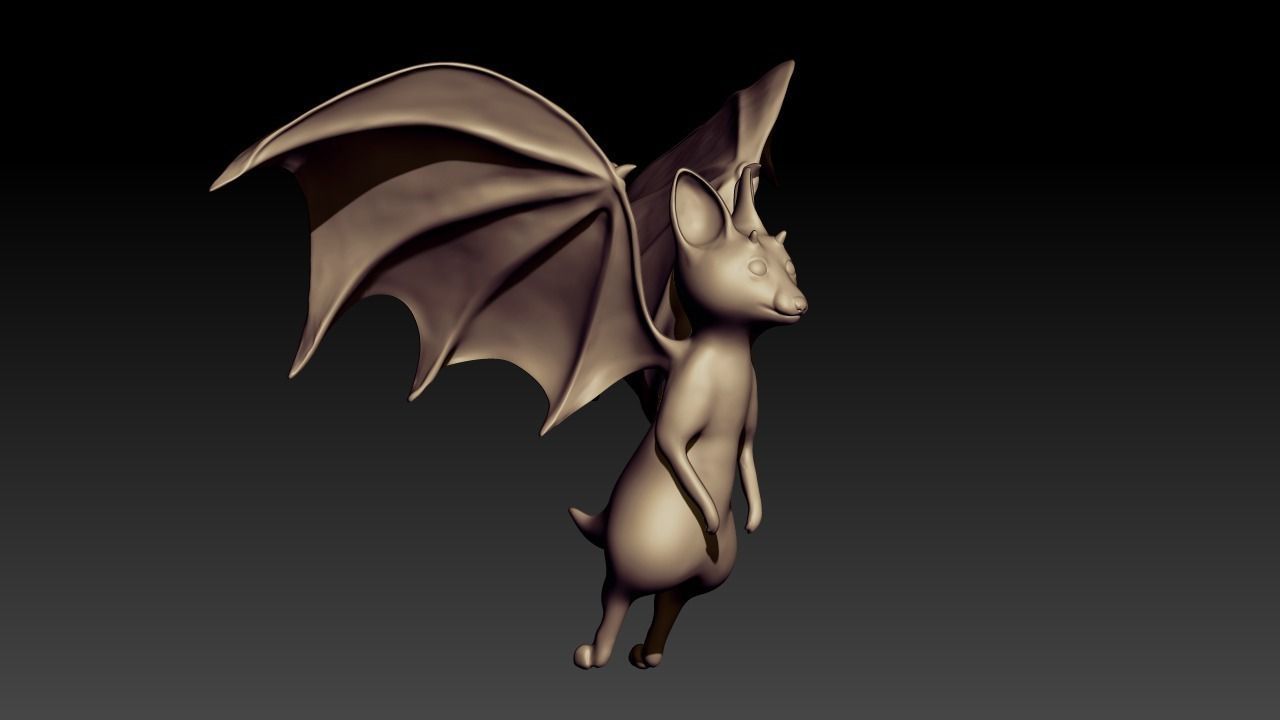 Bat Sculpt 3D model_0