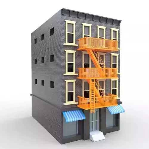 NYC Building 4 - PBR