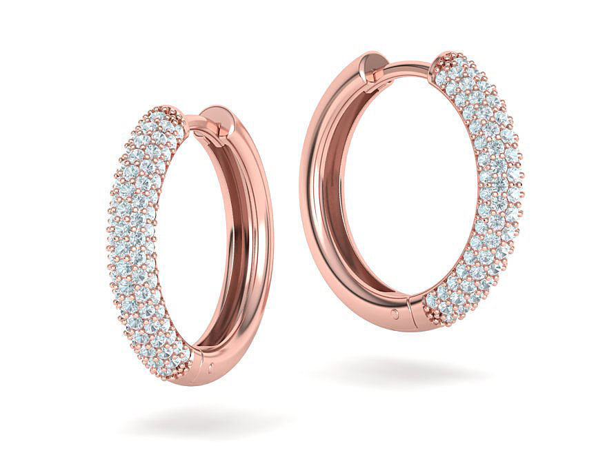 Hoop earrings Collection with discount 20mm size _24