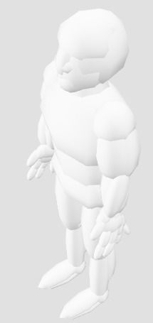 Anotomical THREE js Body simplistic Free low-poly 3D model_1