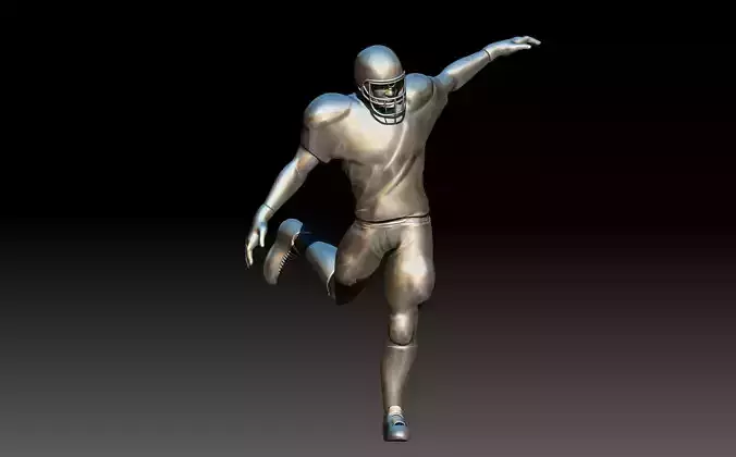 American footballer Pose