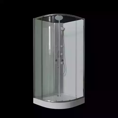 Shower Curved Cabin 01