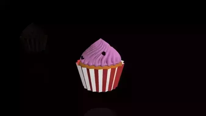 Muffin cupcake 3D model