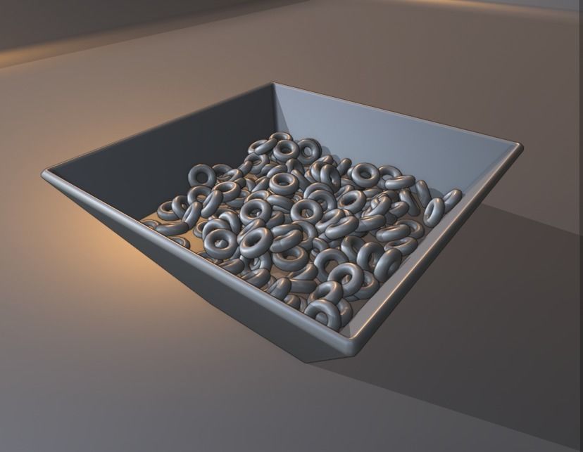 Ring Colored cereal 3D model_9