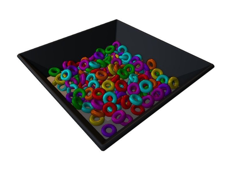 Ring Colored cereal 3D model_7