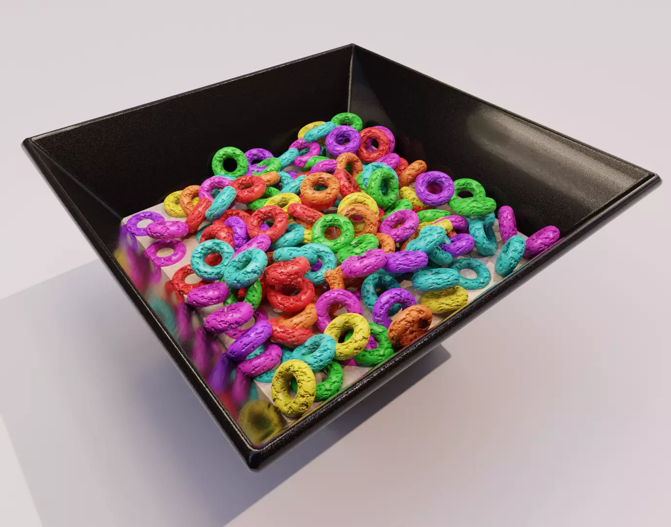 Ring Colored cereal 3D model_0