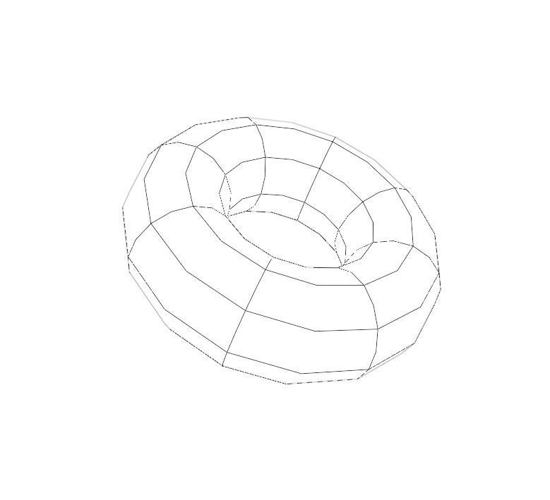 Ring Colored cereal 3D model_4