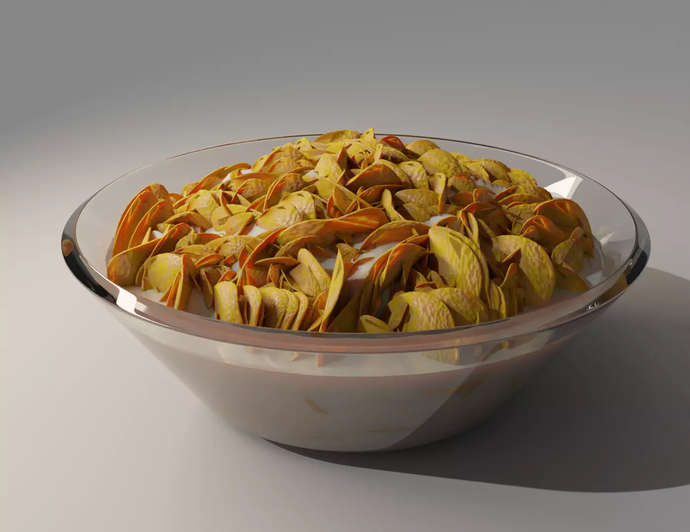 Flake Cereal 3D model_0
