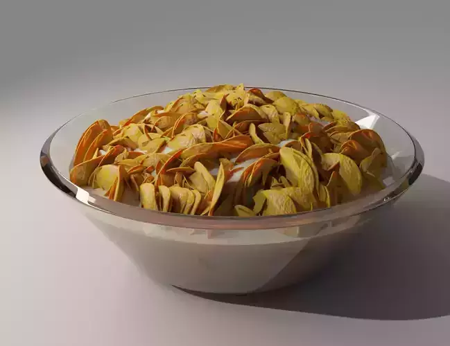 Flake Cereal 3D model
