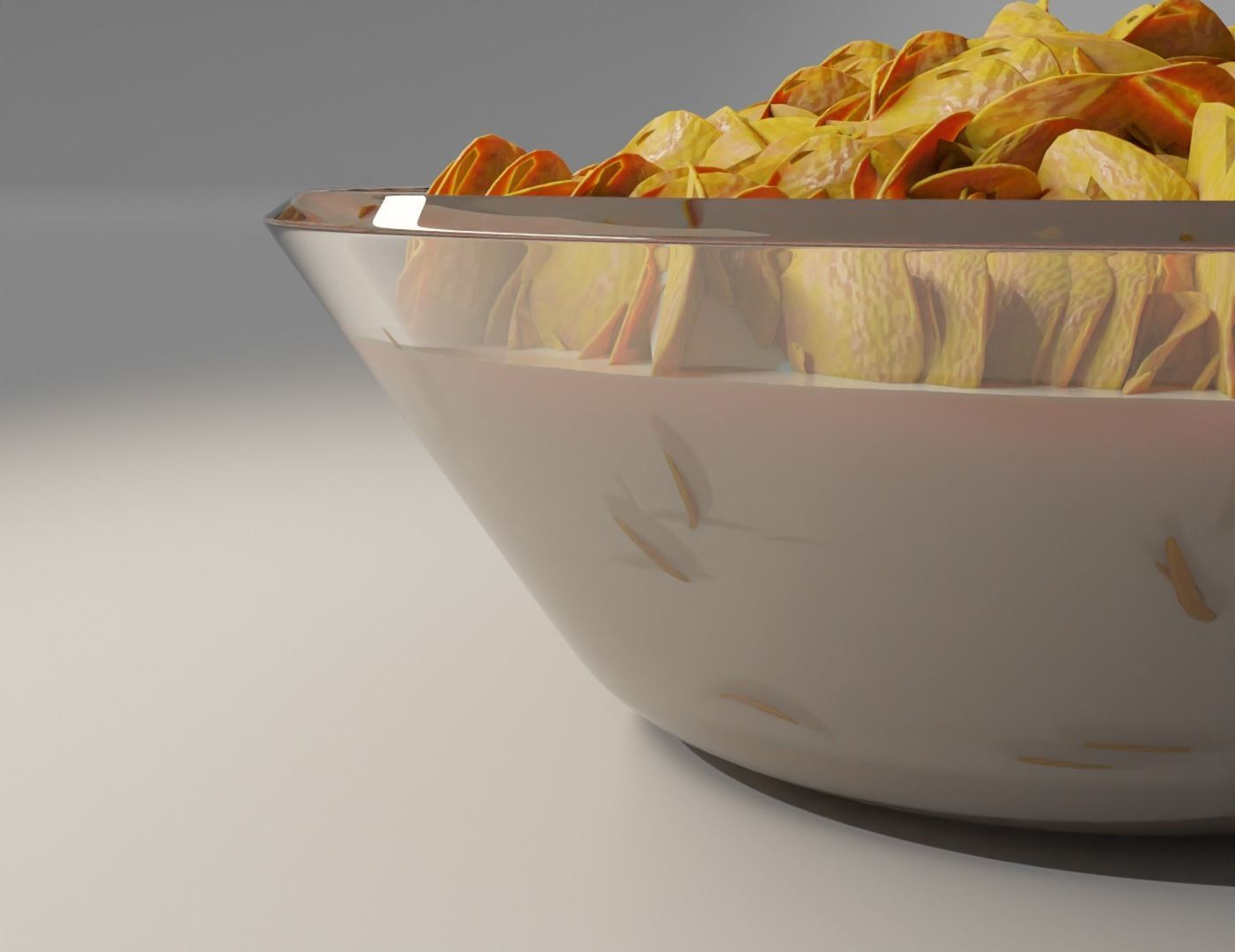 Flake Cereal 3D model_2