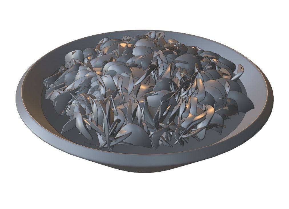 Flake Cereal 3D model_8