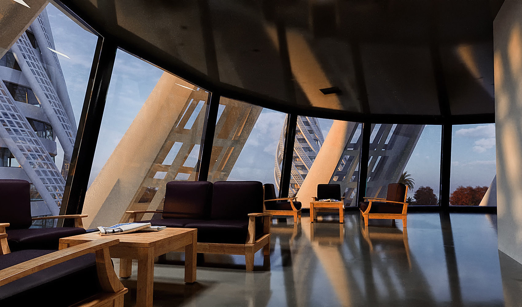 Futuristic Organic Building Ver-3 3D model_4