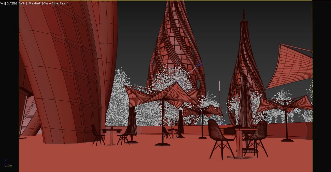 Futuristic Organic Building Ver-3 3D model_9