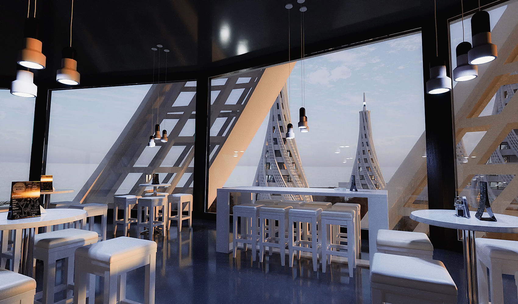 Futuristic Organic Building Ver-3 3D model_3