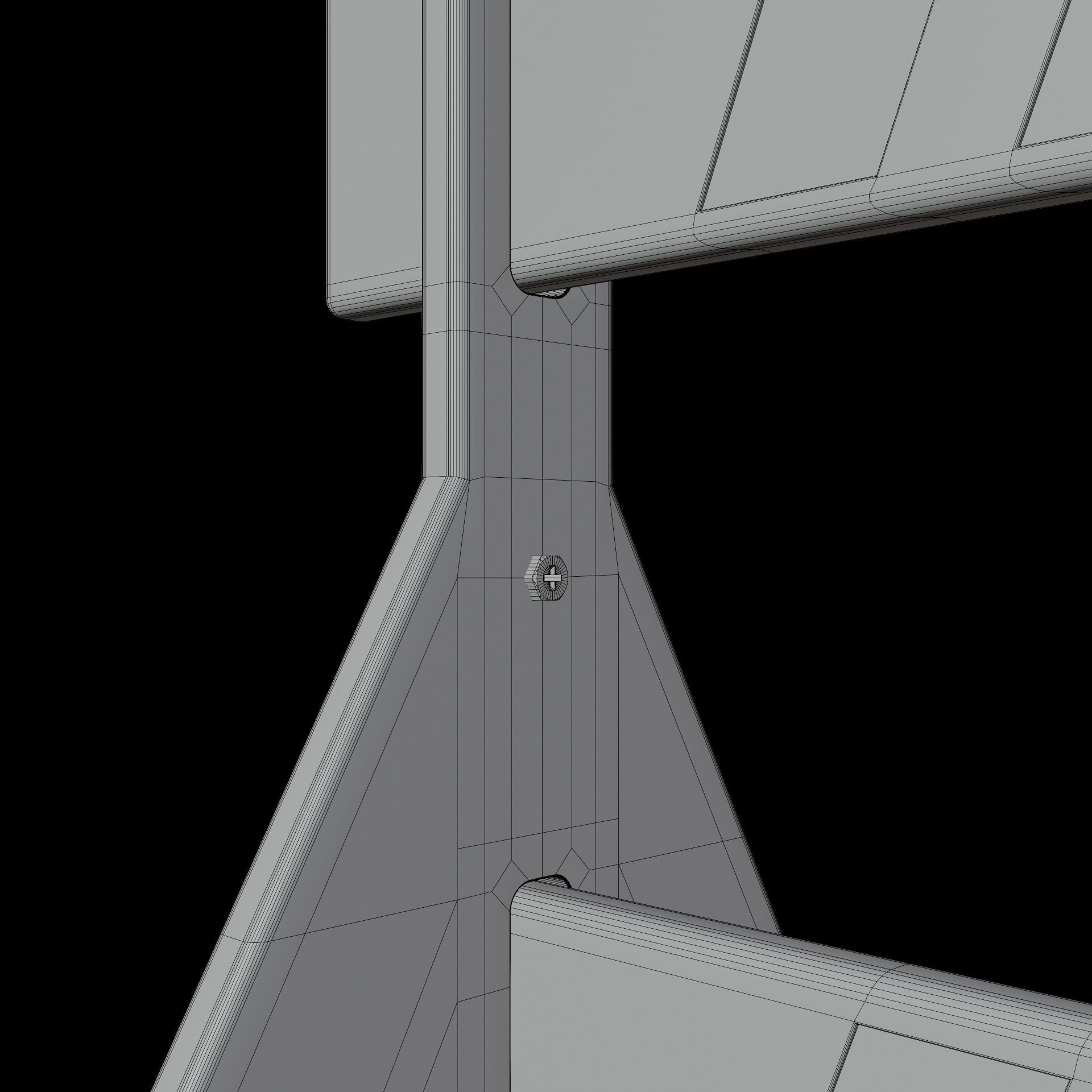 Traffic Barrier 002 3D model_14