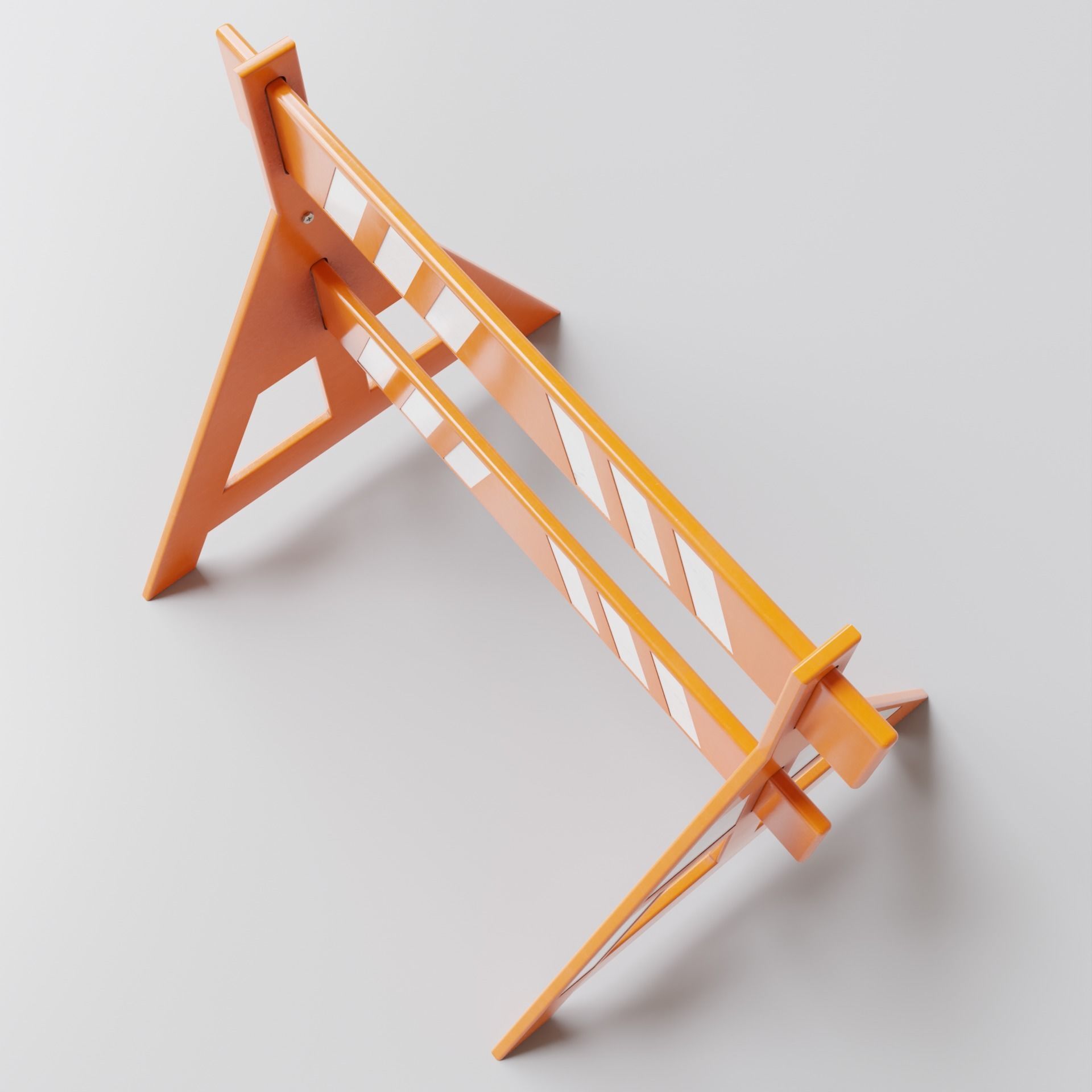 Traffic Barrier 002 3D model_5