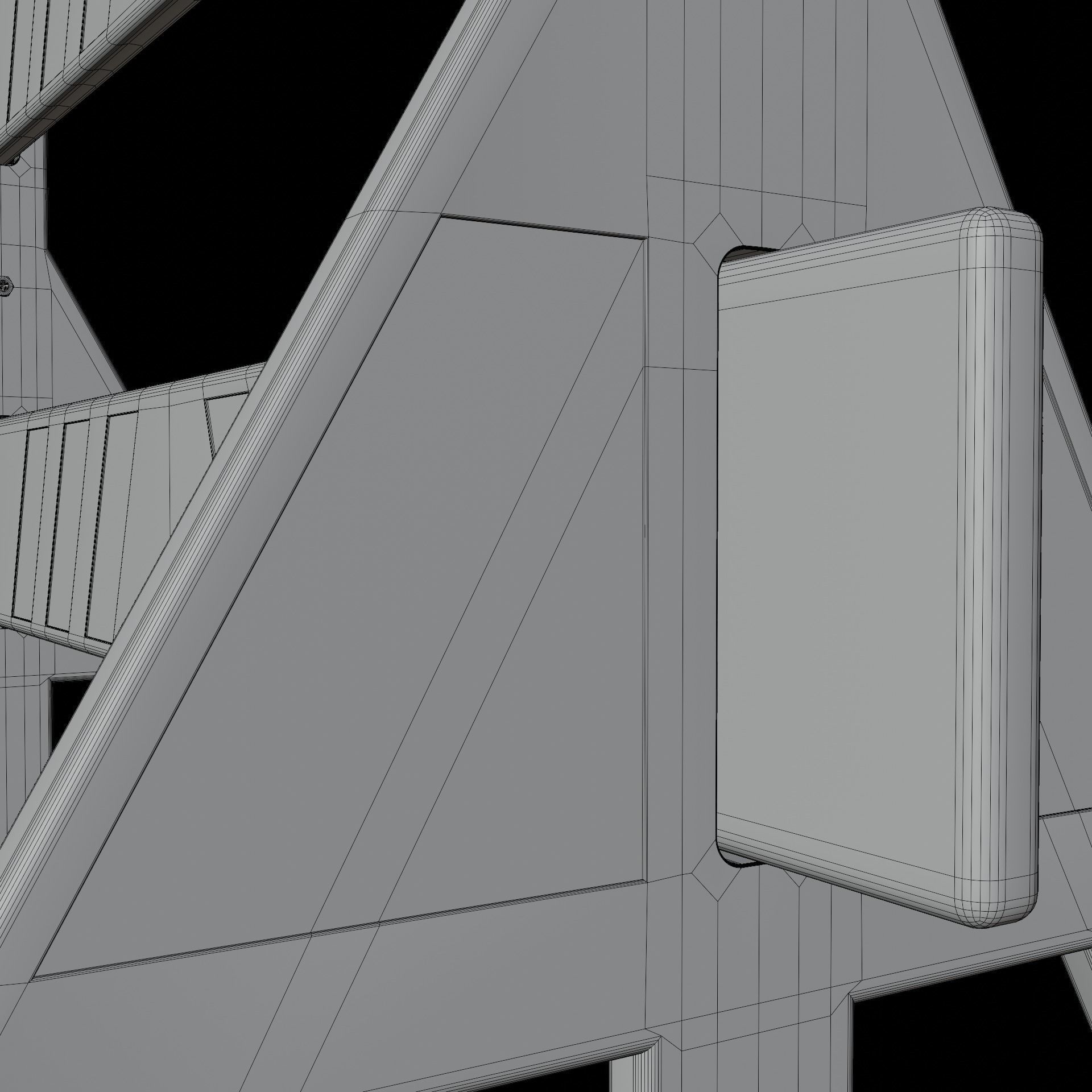 Traffic Barrier 002 3D model_16