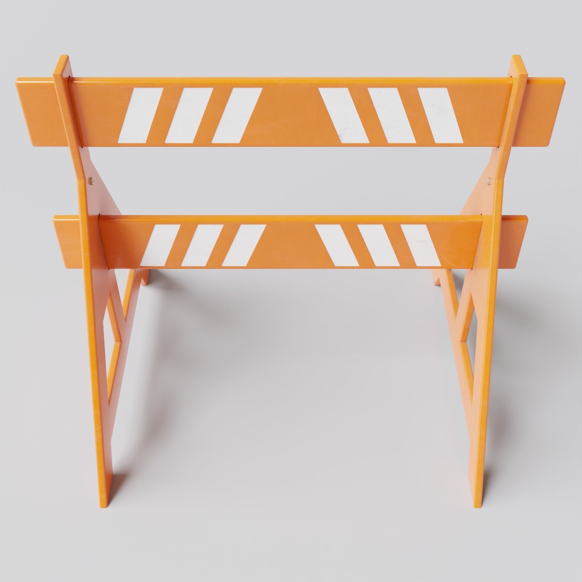 Traffic Barrier 002 3D model_8