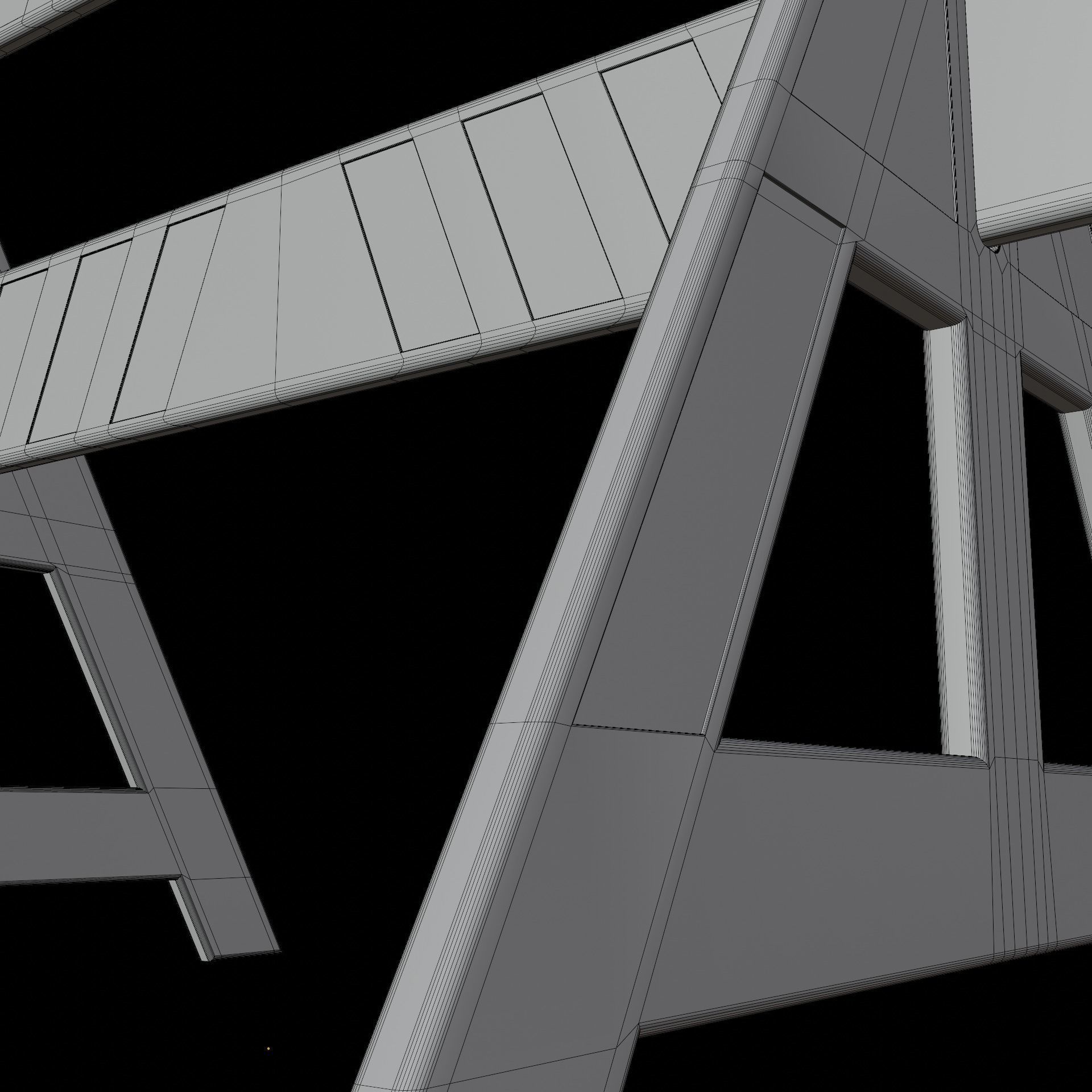 Traffic Barrier 002 3D model_18