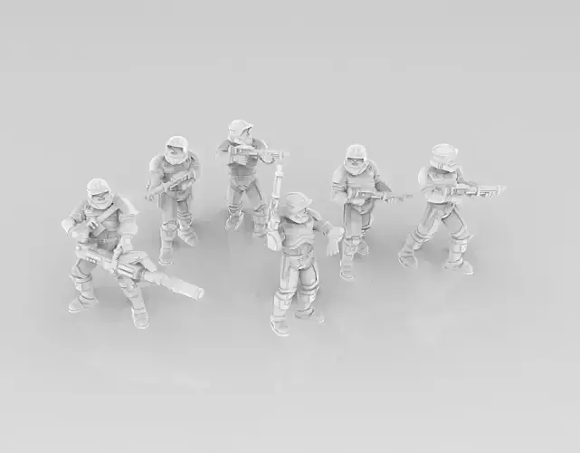 Light Havok Troopers 3D print model