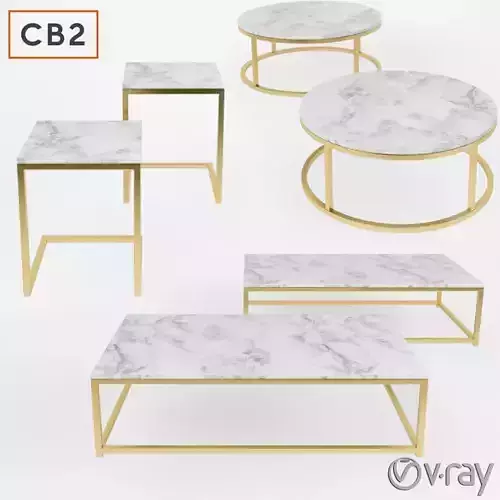 Smart Round Marble Top Coffee Table