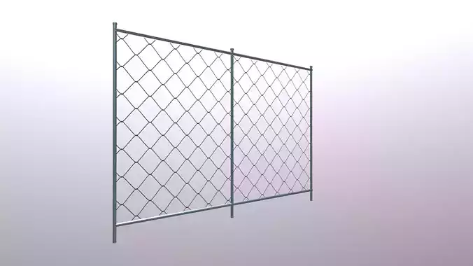 Fence Game Ready Asset 
