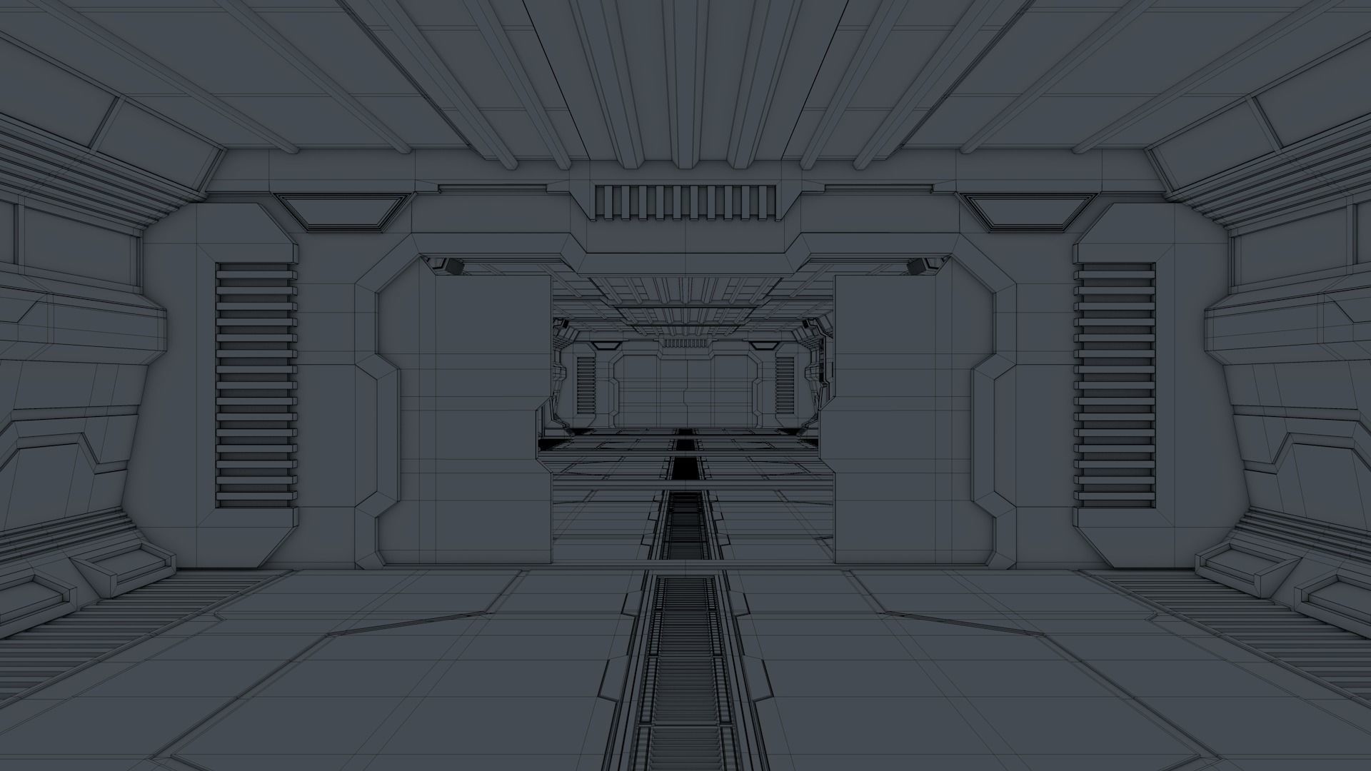 Sci Fi Interior 3D model_15