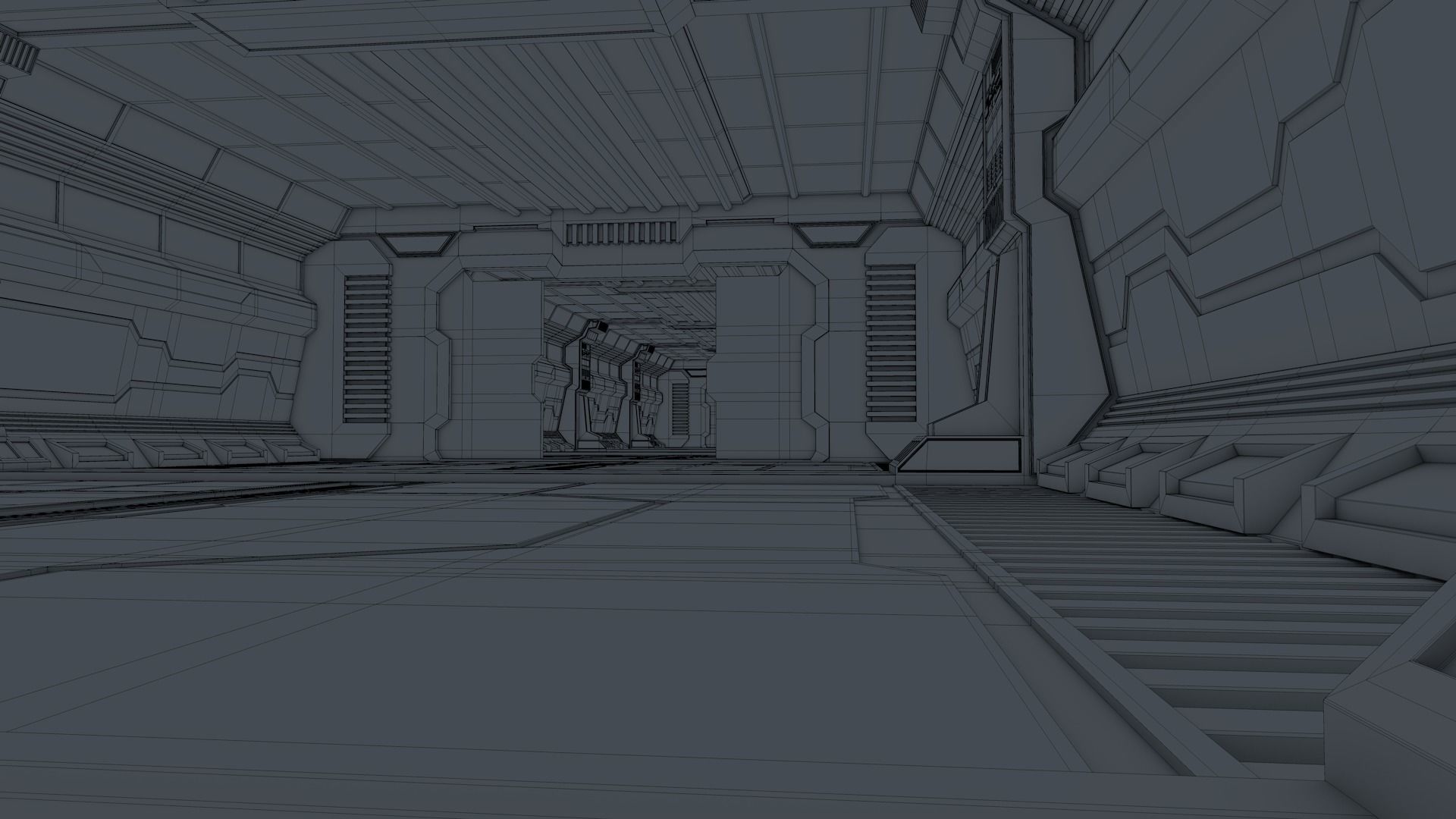 Sci Fi Interior 3D model_16