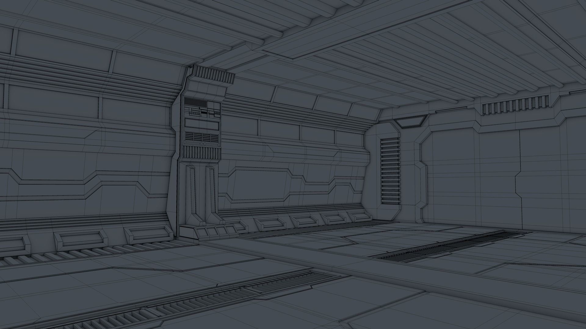 Sci Fi Interior 3D model_11