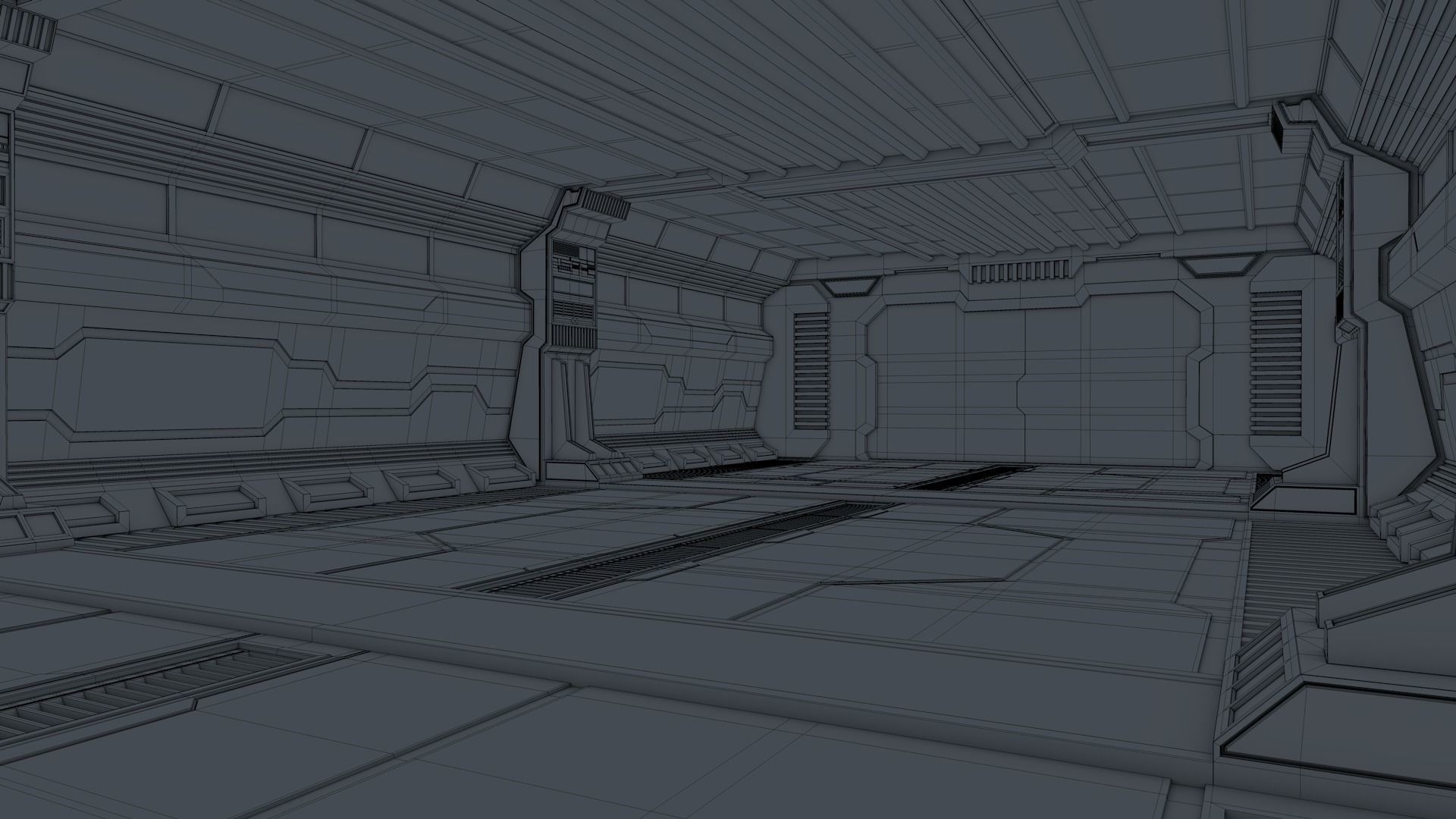 Sci Fi Interior 3D model_19