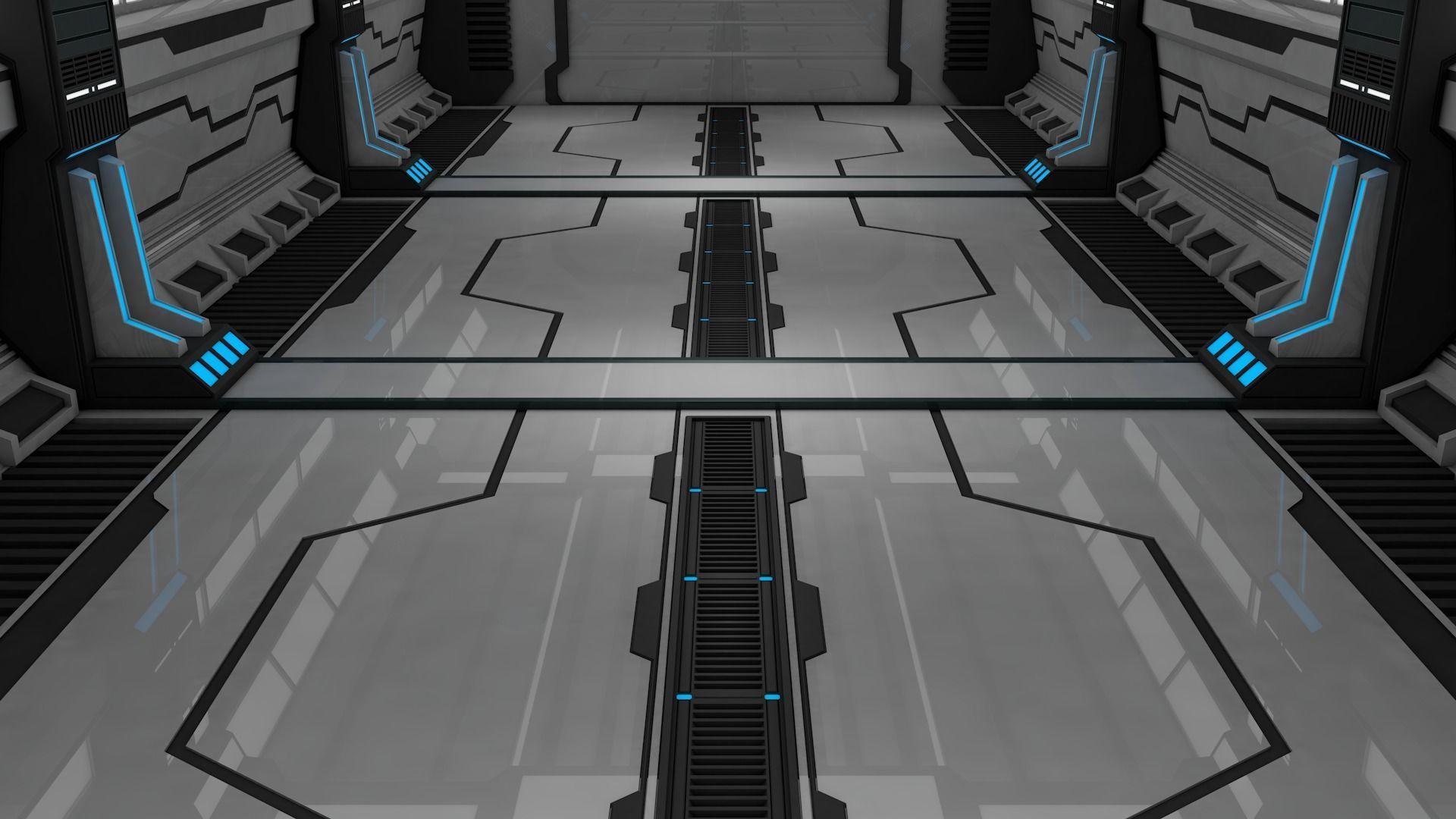 Sci Fi Interior 3D model_3