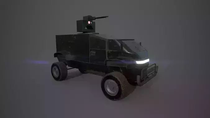Special force vehicle 3D model