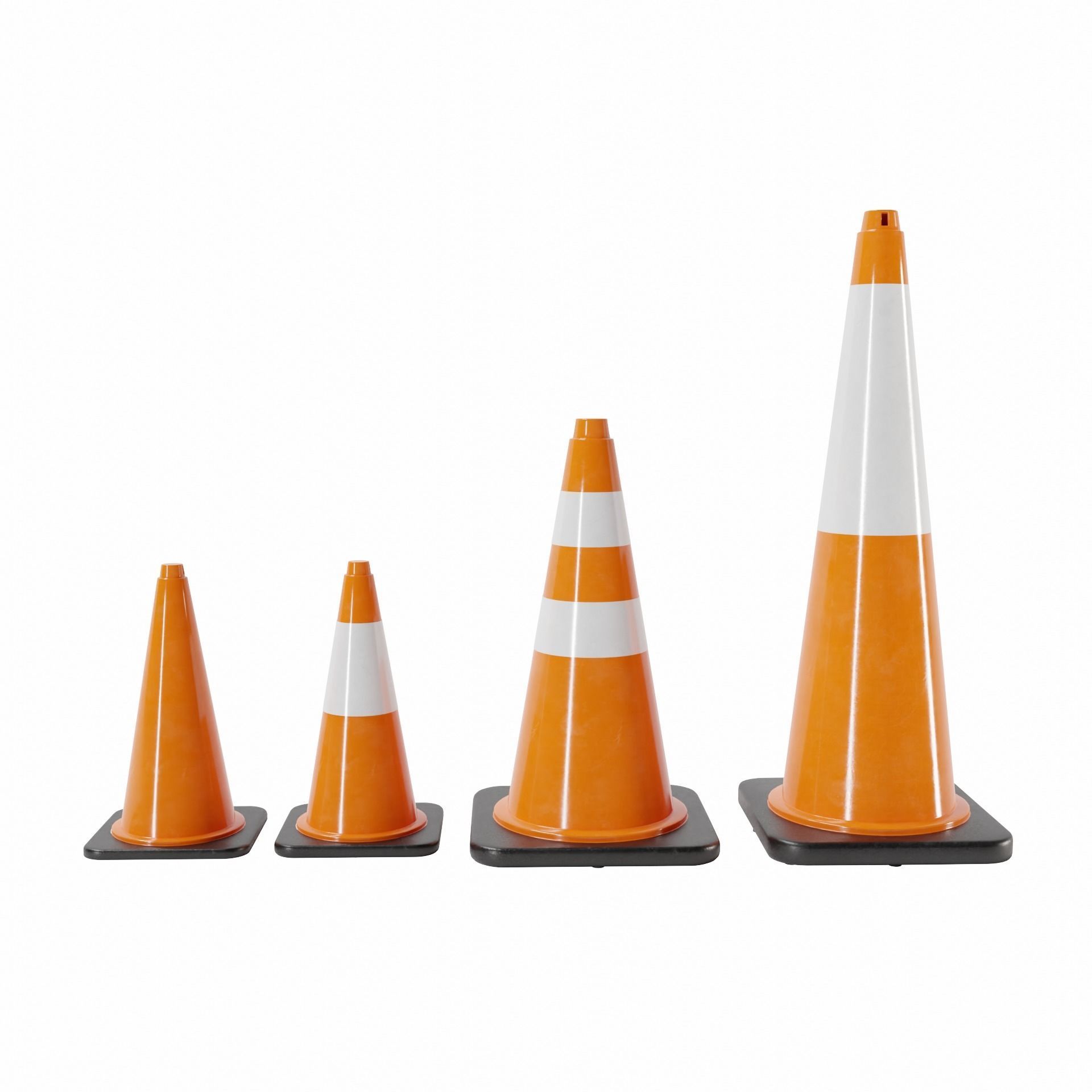 Road Cones and Barricades Vol 1 3D Model Collection_17