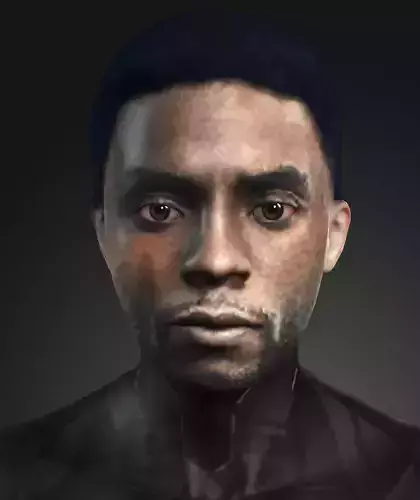 Black Panther - Chadwick Boseman Full Rigged with Face Rig