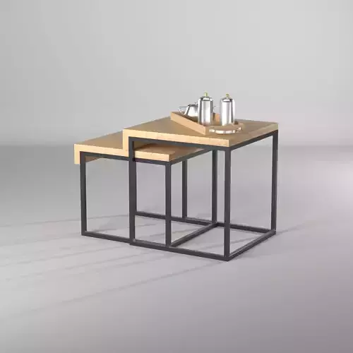 Mesa de cafe vintage - Vintage coffee table 3D model