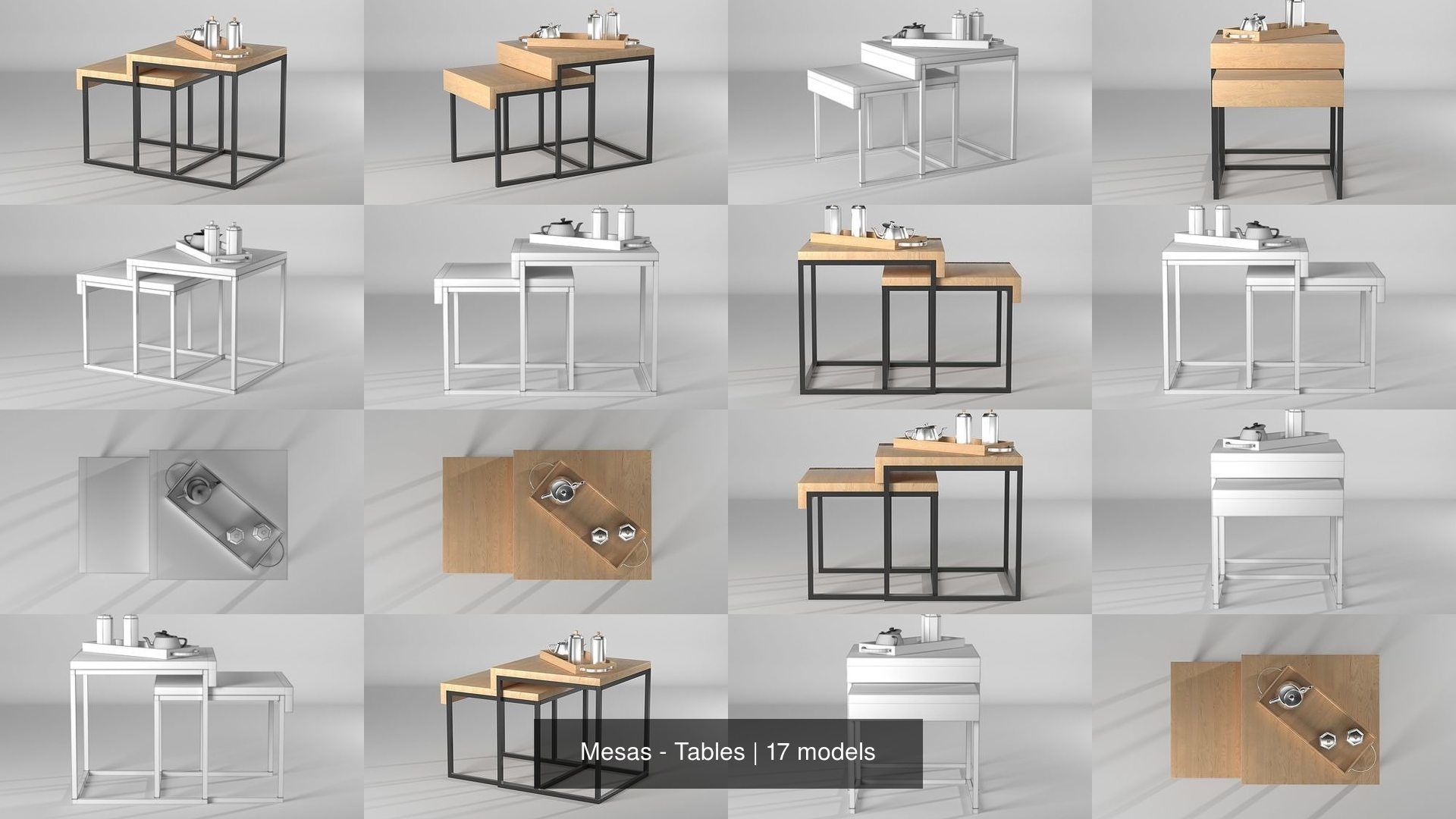 Mesas - Tables 3D Model Collection_3