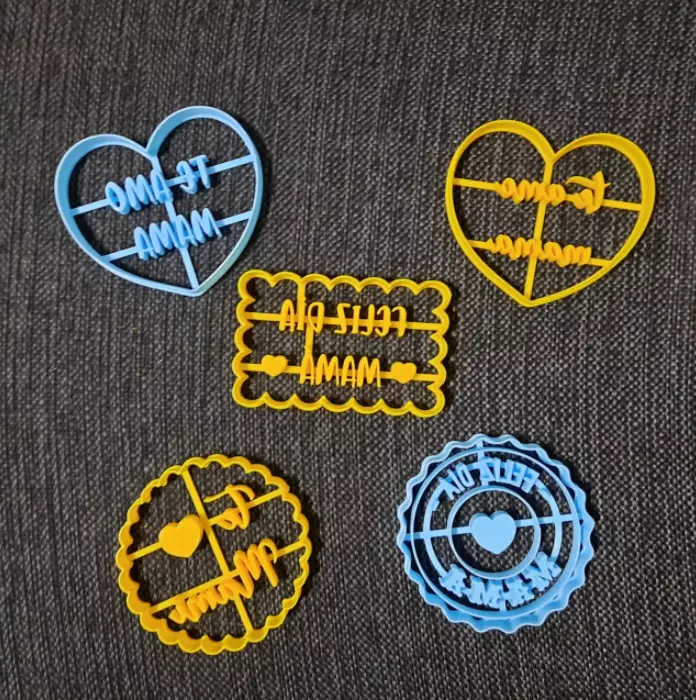 Dia de la Madre Cookie Cutter Pack x 5 3D print model