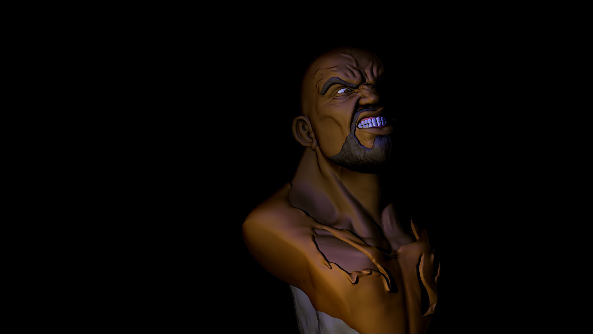 Luke Cage 3D print model_3