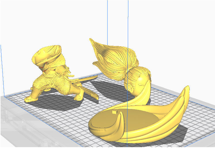 Yasuo dragon ball z figurine 3D print model_2
