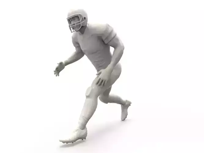American footballer Pose 3D print model