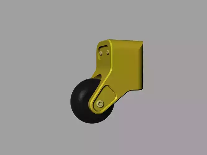 Yellow type luggage wheel
