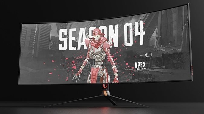 rog monitor 3D model