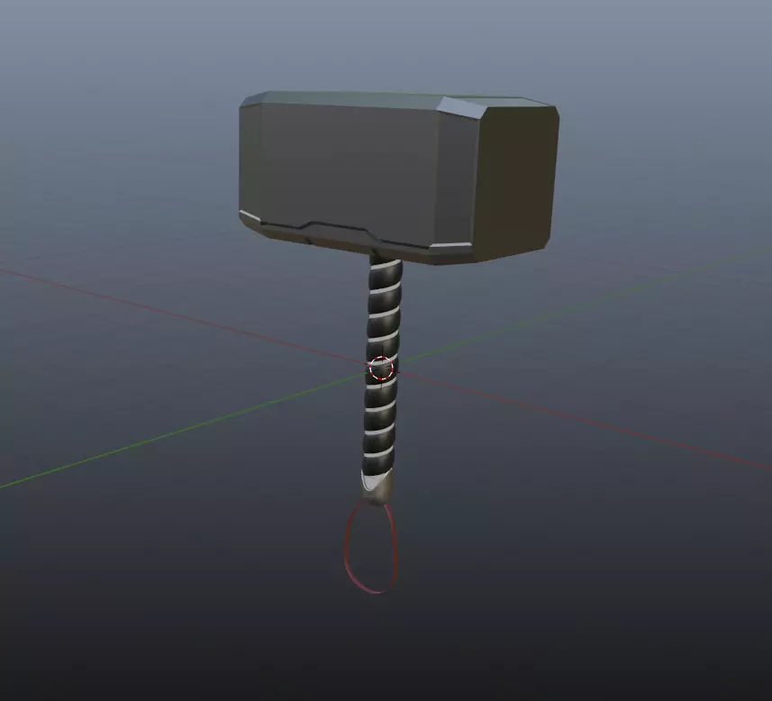 Thor Hammer 3d model Free 3D model_0