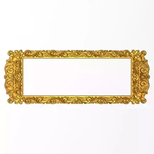 Carved Picture Frame 3D model