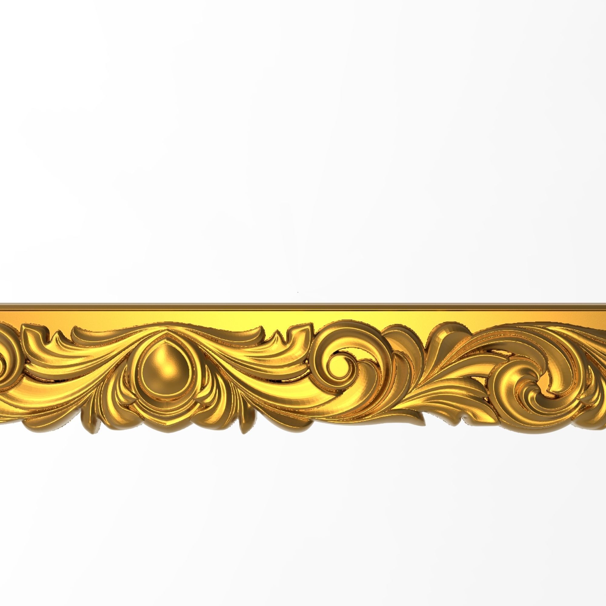 Carved Picture Frame 3D model_2