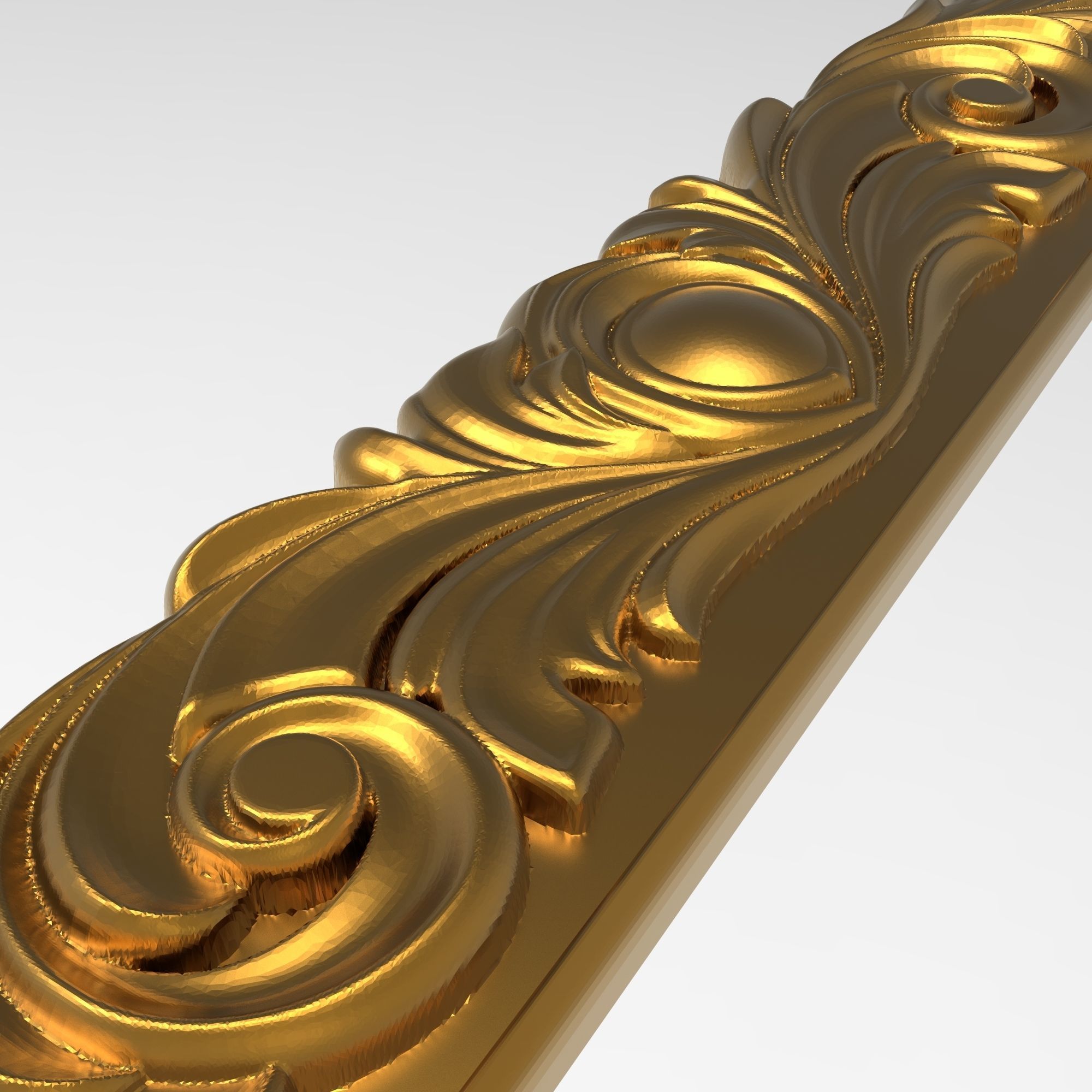 Carved Picture Frame 3D model_5