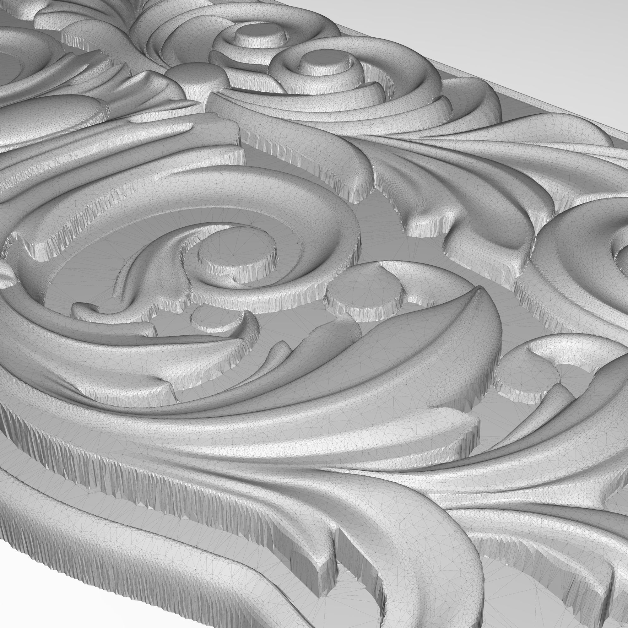 Carved Picture Frame 3D model_7