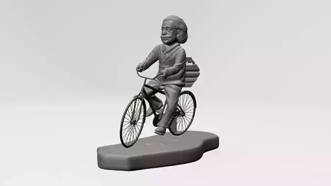 ALBERT EINSTEIN - 3D PRINTABLE 3D print model